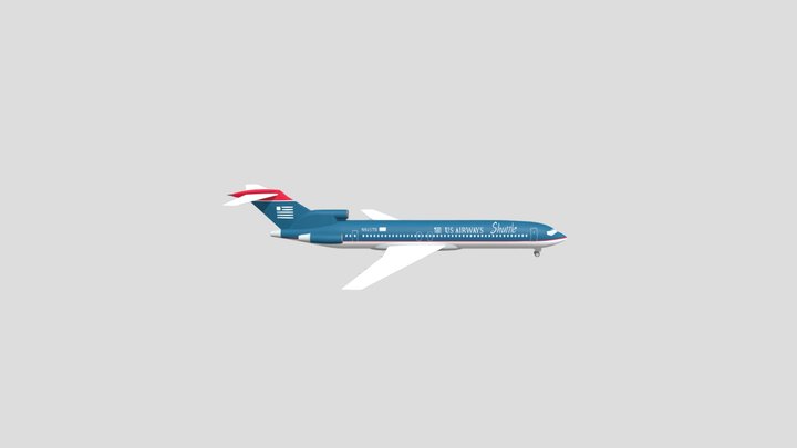 Boeing 727-227 3D Model