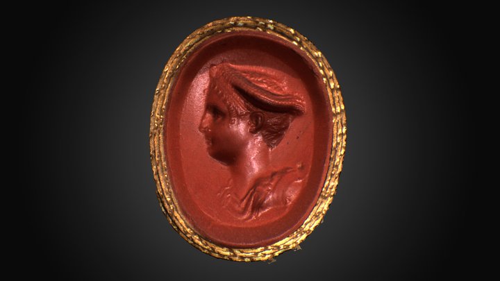 Portret Sabiny [Vibia Sabina, Matidia]  - model 3D