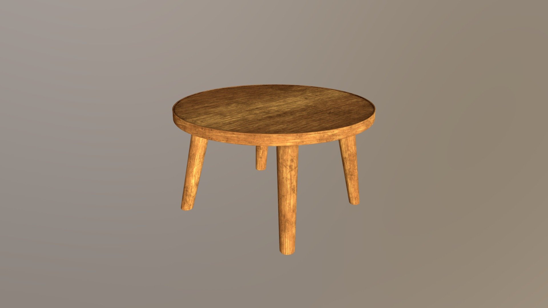 Circle Table - 3D model by karunyapas [21afb22] - Sketchfab