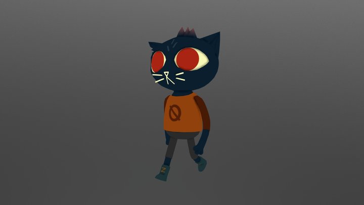 STL file Night in the Woods - Halloween Mae 🎃・3D printable model to  download・Cults