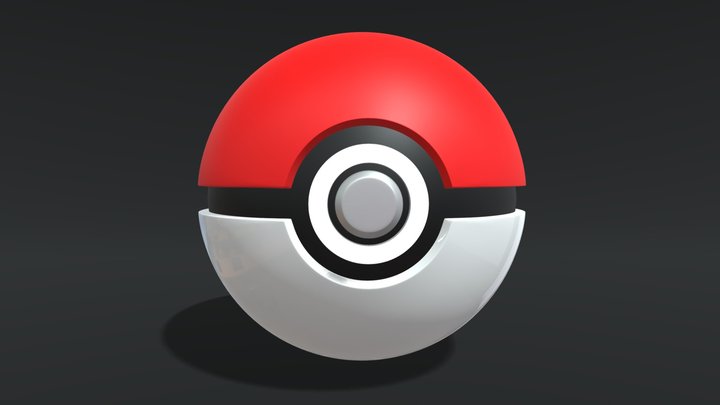 Pokeball 3D model 3D Model