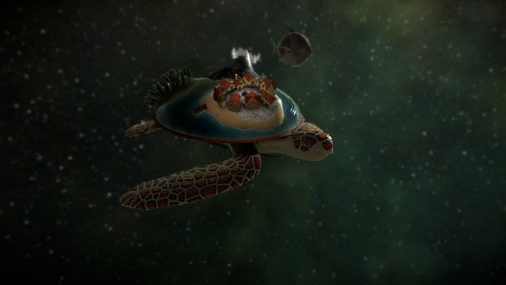 The great A'Tuin (revised) 3D Model