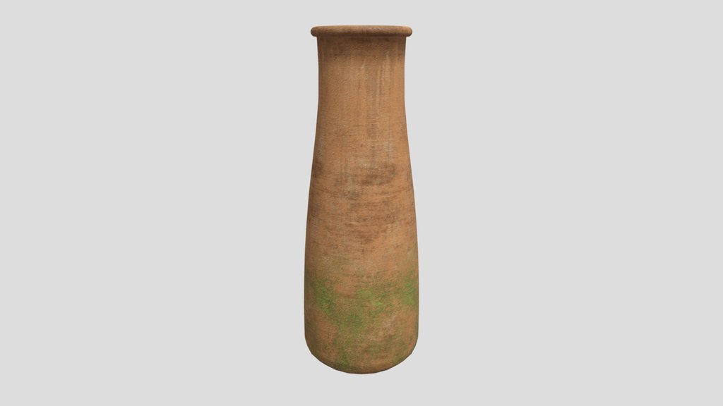 Antique Vase 2 - Low Poly Game-Ready 3D Model