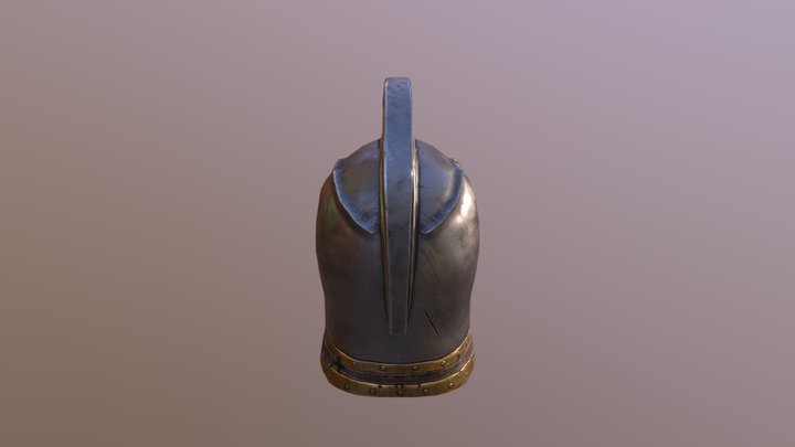 Lost Soldier Helmet 3D Model