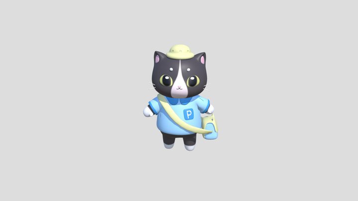 Catto the Postman 3D Model