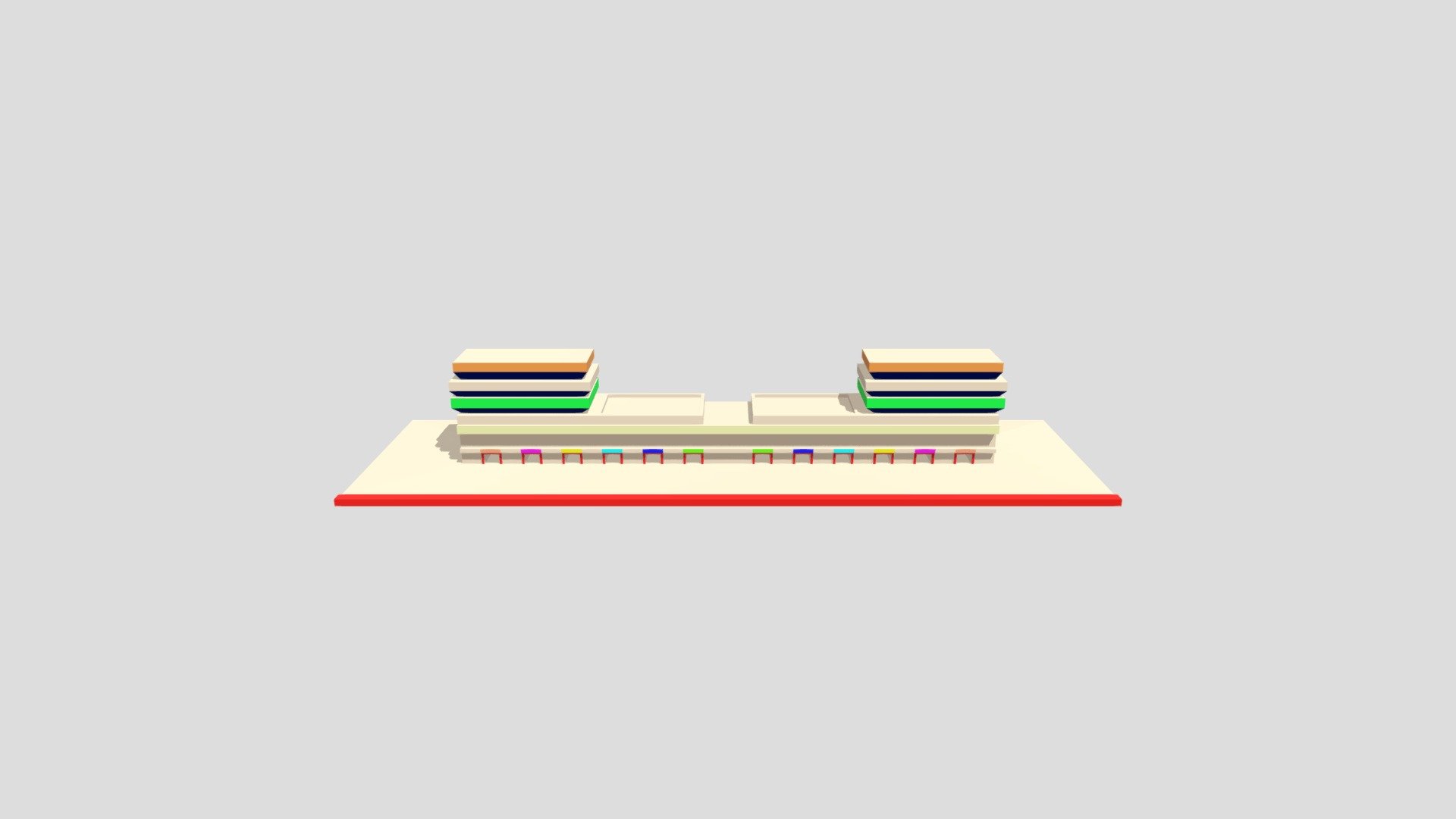 Paddock blender file — Sketchfab embed 3D viewer