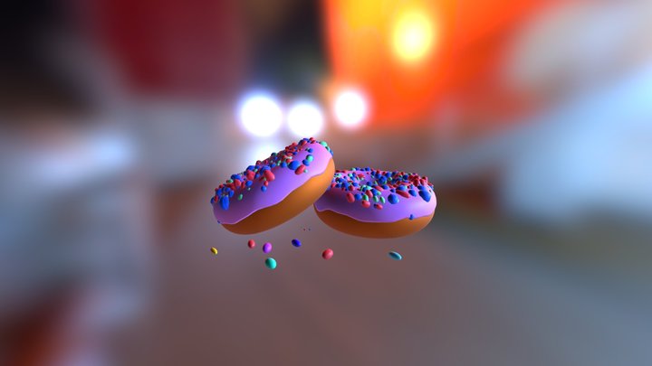Donuts-2 3D Model