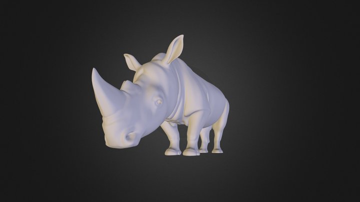 Rhino.obj 3D Model