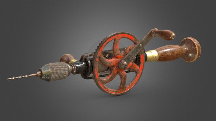 Millers Falls No. 980 Drill 3D Model