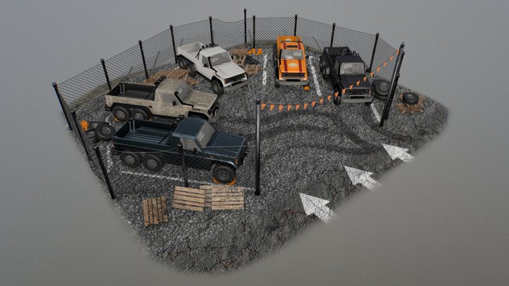 Low Poly Vehicle Mini Pack 4.3 3D Model