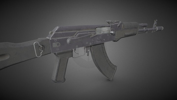 AK-103 - Game Ready Assault Rifle Weapon
