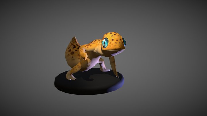 Leopard Hunter 3D Model