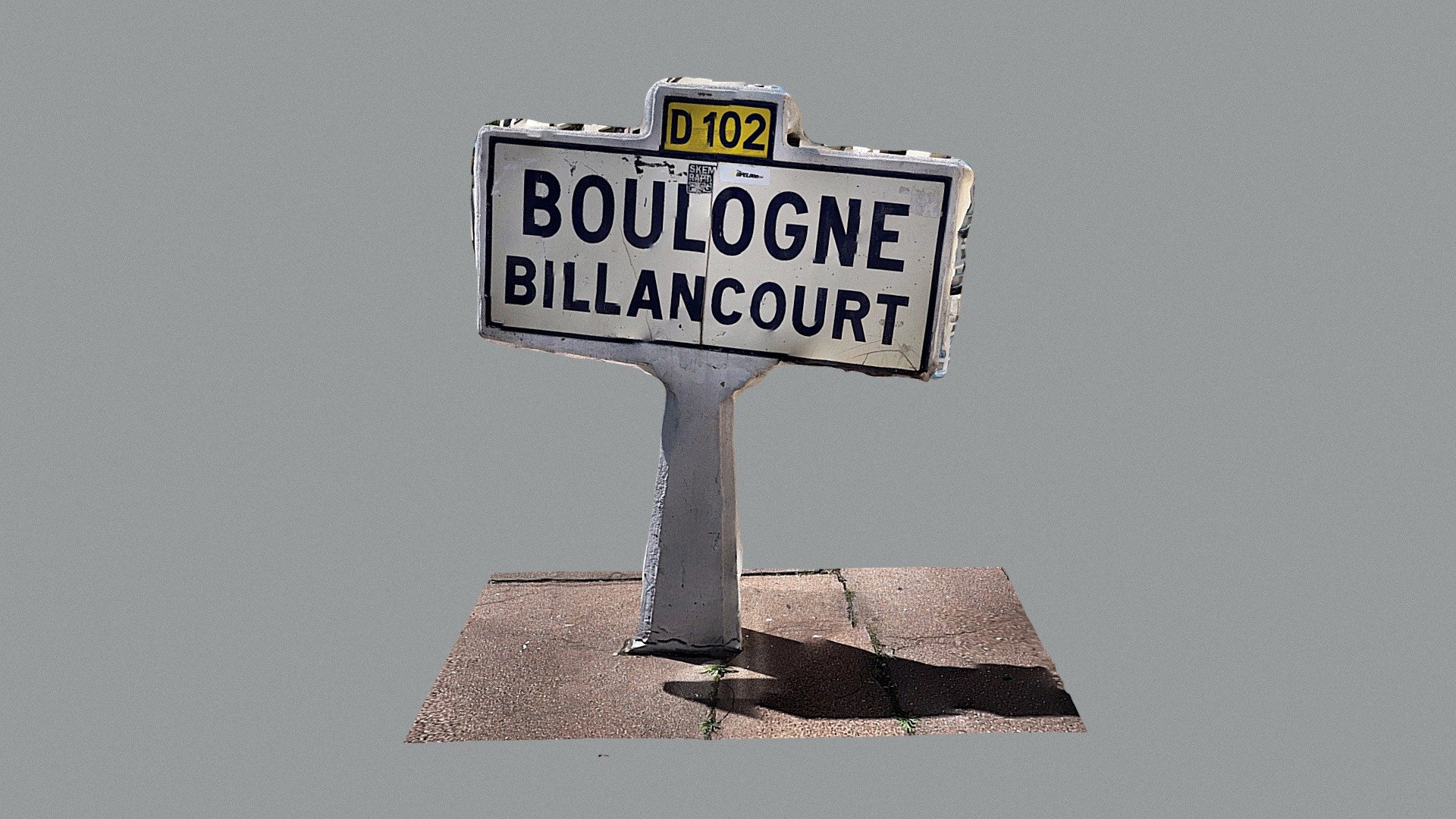 Boulogne Billancourt - town sign