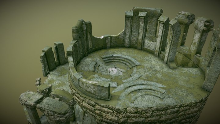 A Bad Firelink Shrine 3D Model