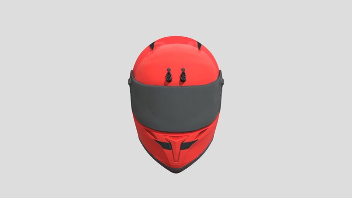 Racing helmet 3D Model
