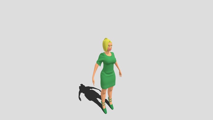 Girl 3D Model 3D Model
