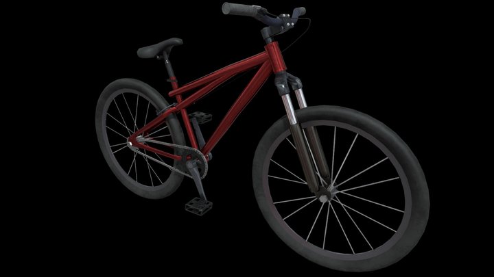 Custom Streetstyle Bike 0.5 3D Model