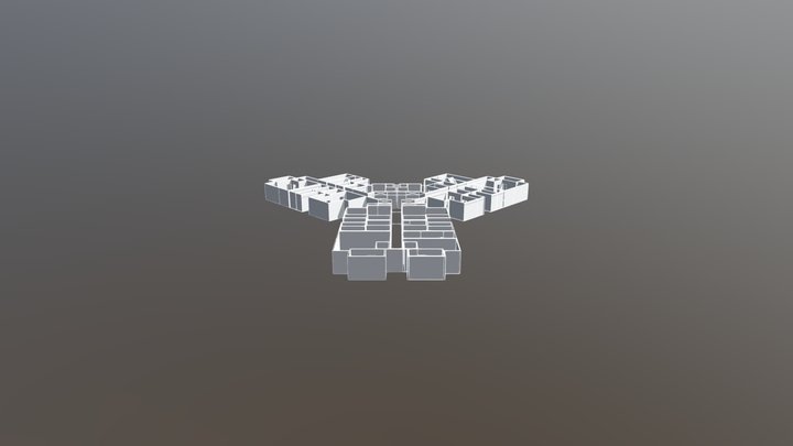 floor plan2 3D Model