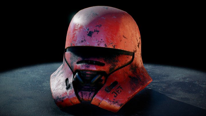 Jet-Trooper Helmet 3D Model