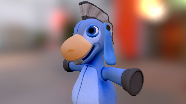 Stuffed animal Donkey NPC – Kostenloses 3D-Modell STL