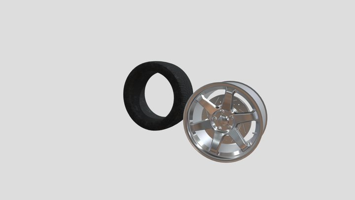 Rim and optional Tire 3D Model