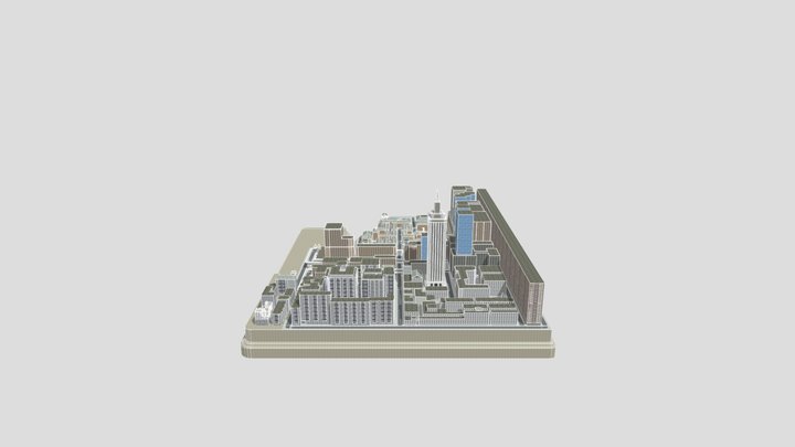 Big City 3D Model