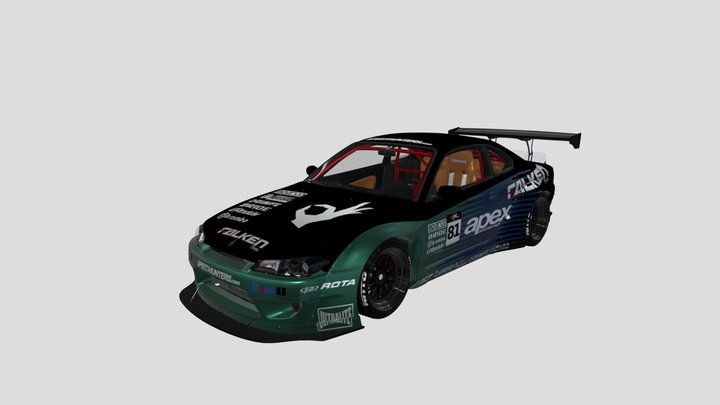 Nissan Silvia S15 Falken 3D Model