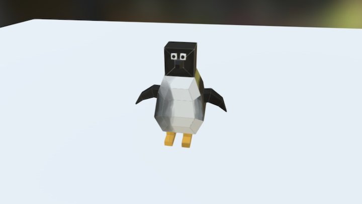 102000052 企鵝 3D Model
