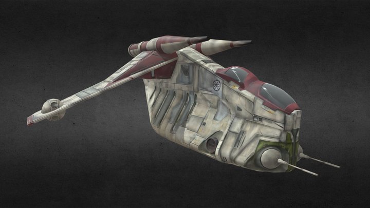Laat Clone Wars 3D Model