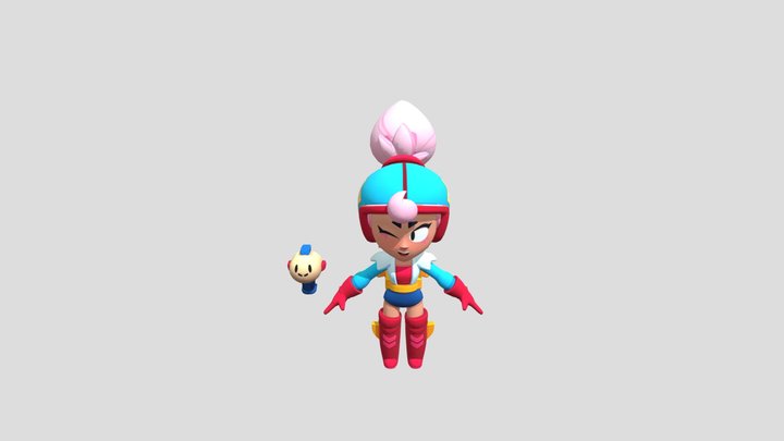 janet 3D Model