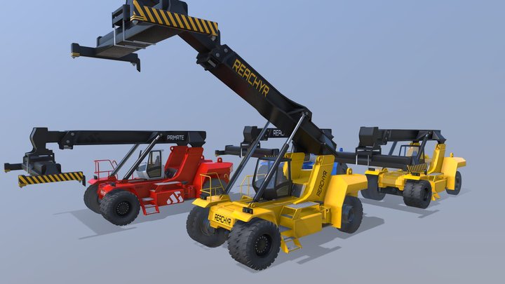 Reach Stacker 3D Model