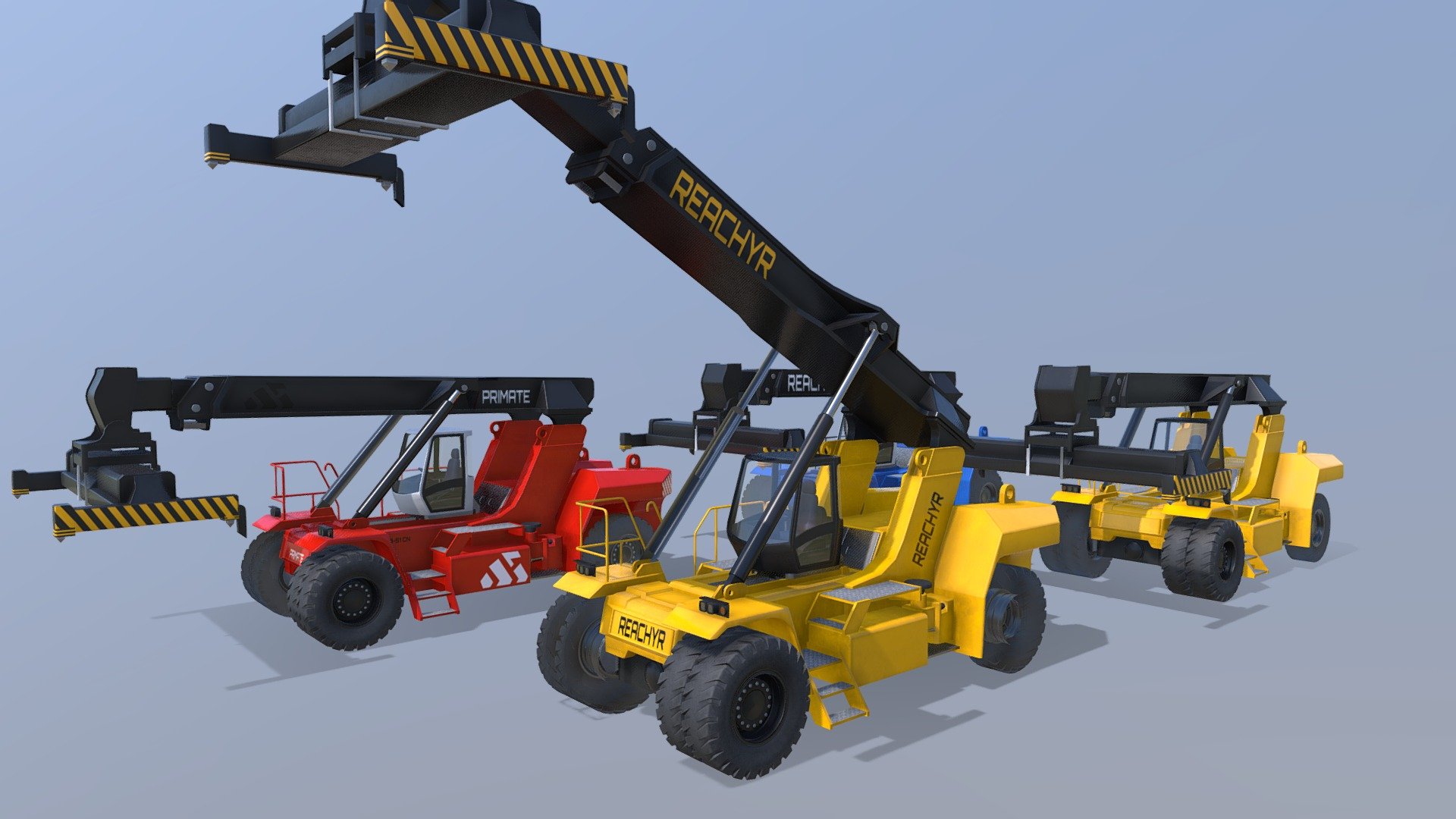 Reach Stacker - Buy Royalty Free 3d Model By Eddie's Bazaar (@vertibyte 