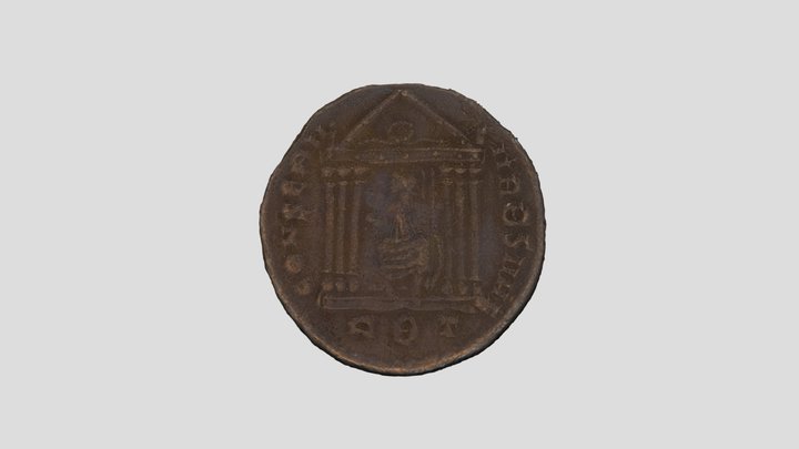 Maxentius coin 1 3D Model
