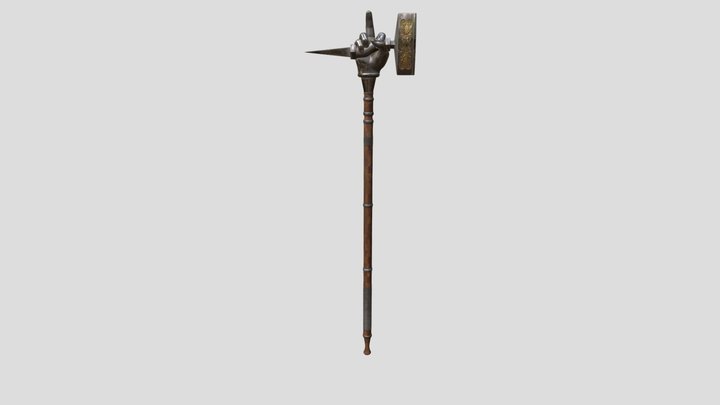 Mahakaman battle hammer 3D Model