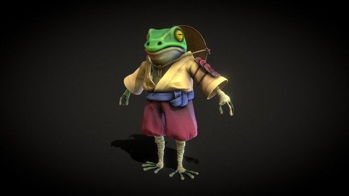 Ronin Frog 3D Model