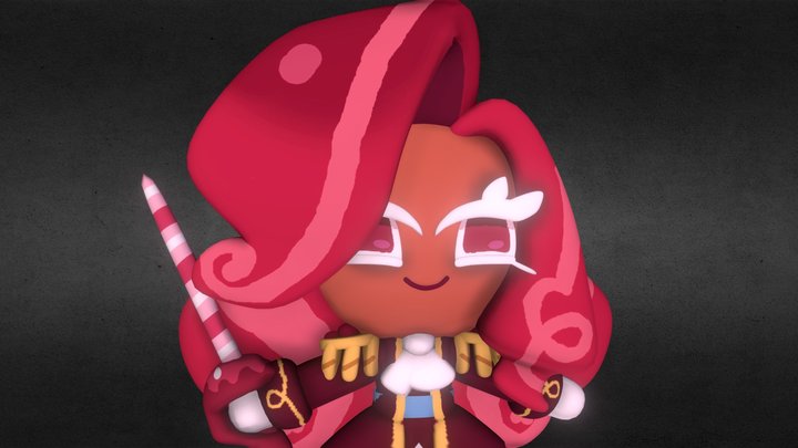 Raspberry Cookie - SFM addon 3D Model