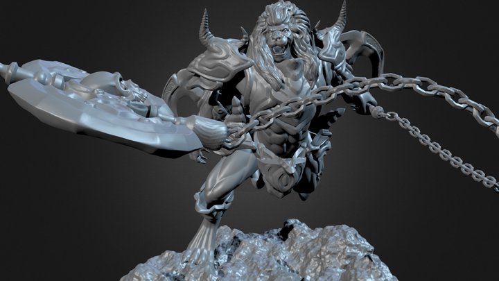 Lion King 3D Model