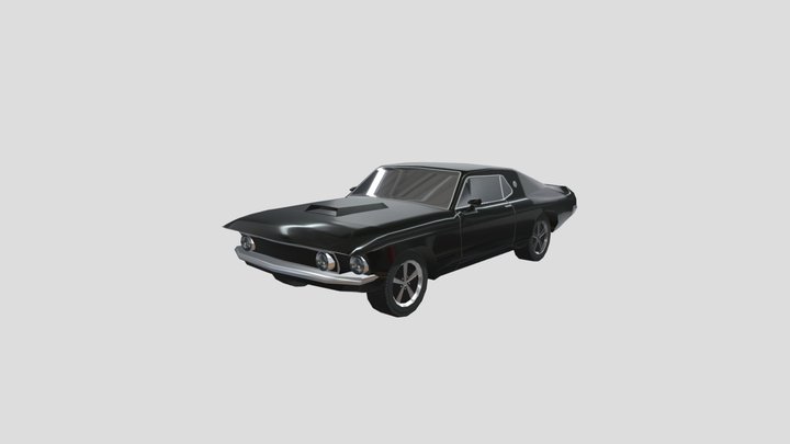 Ford Mustang - 1970 - 3000 Tri Limit 3D Model