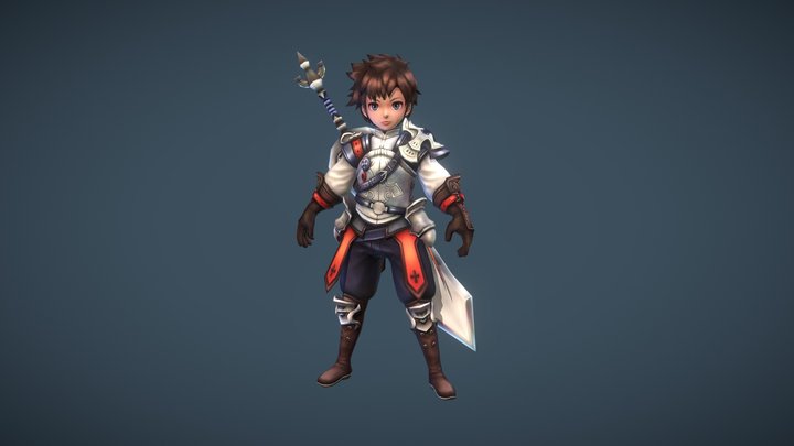 Elchronicle Character 3D Model