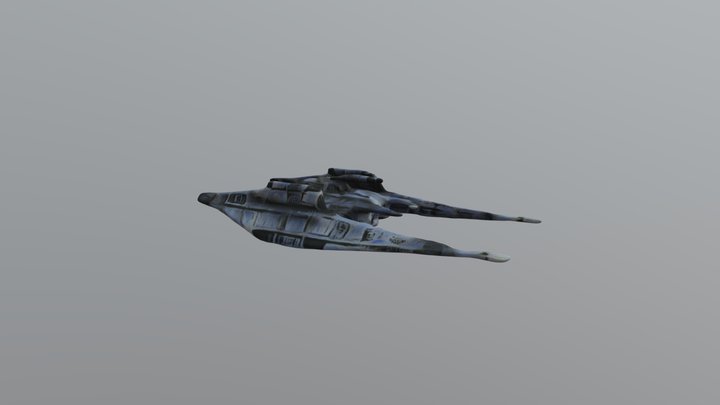 Concept Star Wars ship 3D Model