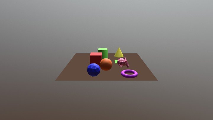 Mesh Colorate 3D Model