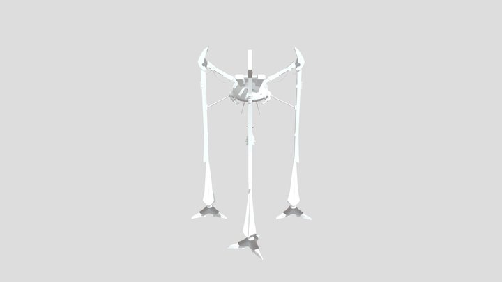 Jeff Wayne Fighting Machine Tripods 3D Model