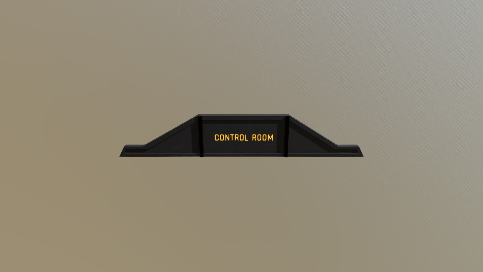 Control Room Sign