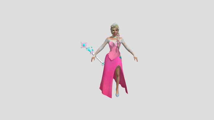 chloe___kiss_of_war_by_rabbid013_delujtn 3D Model