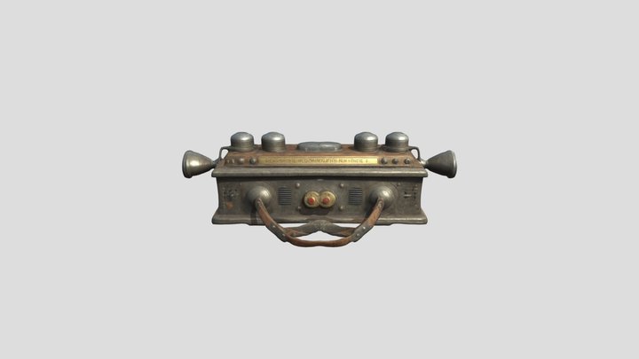 Russian communication device 3D Model