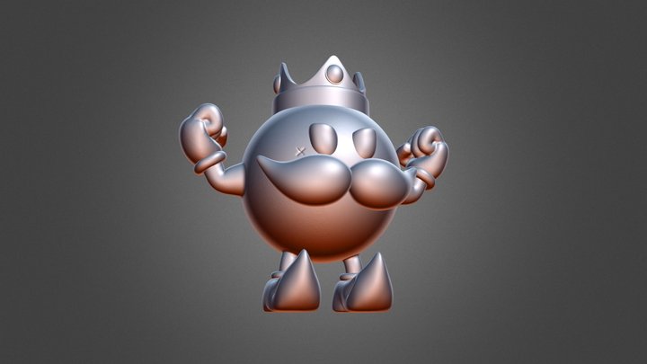 PRINT 3D Rey Bob-OMB 3D Model