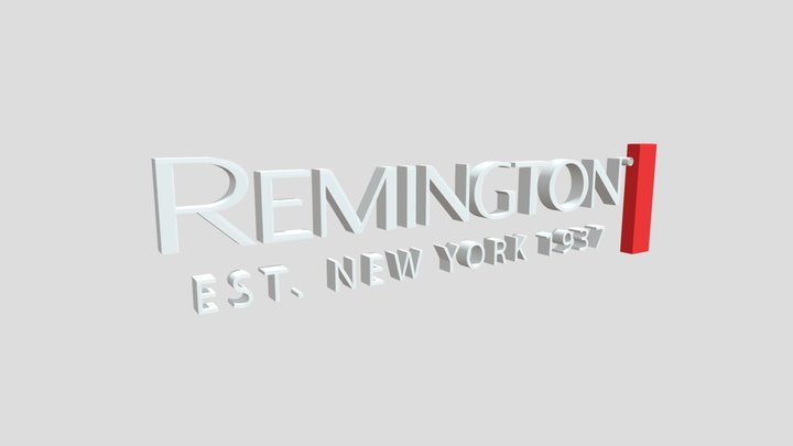 Logo Remintong Animado 3D Model