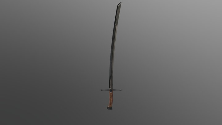 Messer Sword 3D Model