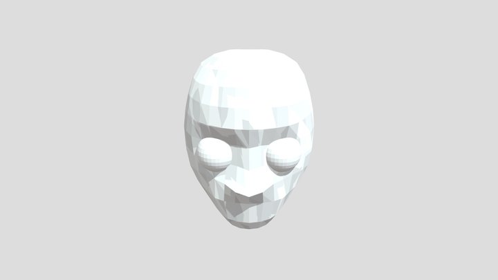 Head Low Poly 3D Model