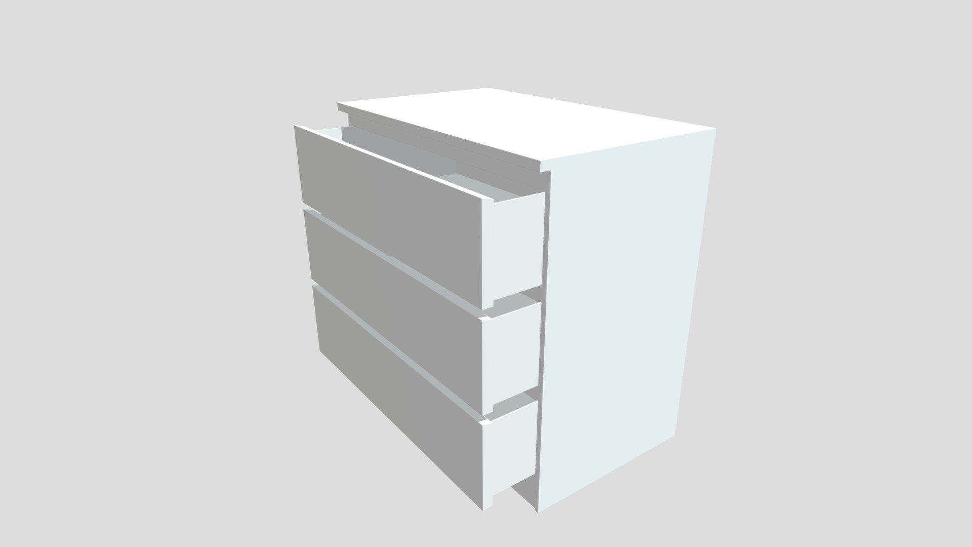 3-Drawer Chest